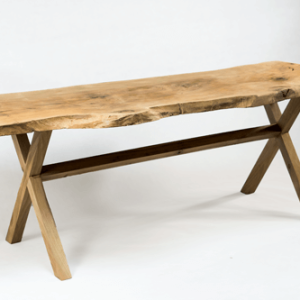 میز روستیک پایه چوب مدل 01